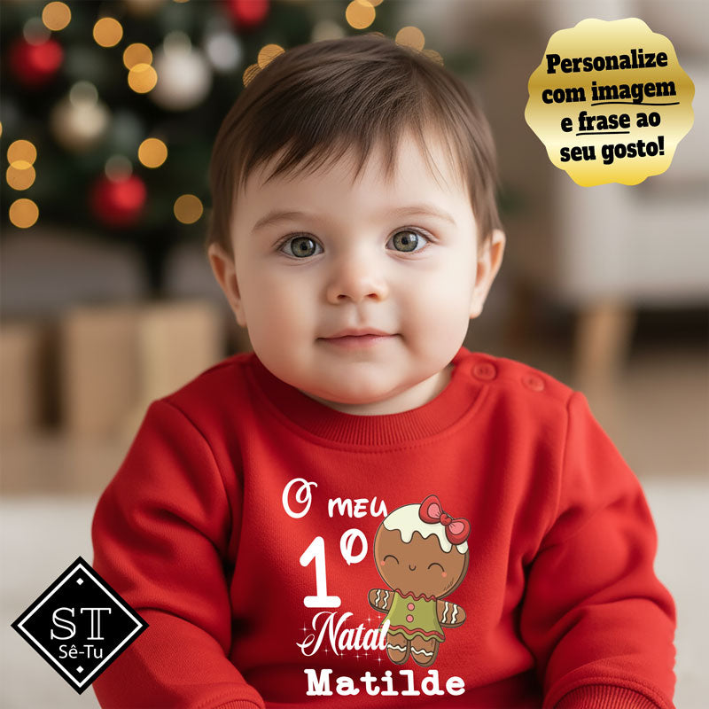 Camisola bebé Bolacha Menina